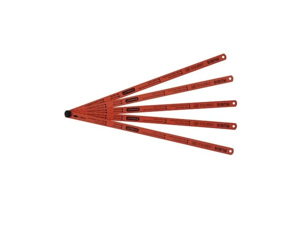 Stanley sahanterä RUBIS 300mm HSS molybdeeniteräs 5 kpl - 15-900