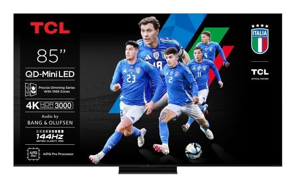 TCL 85C7K, 2,16 m (85"), 3840 x 2160 pikseliä, QD-Mini LED, Älytelevisio, Wi-Fi, Metallinen