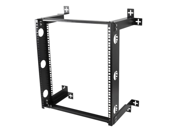 DELTACOIMP 19-DTSR0512 - Rack åpen ramme - veggmonterbar - svart - 12U - 19"