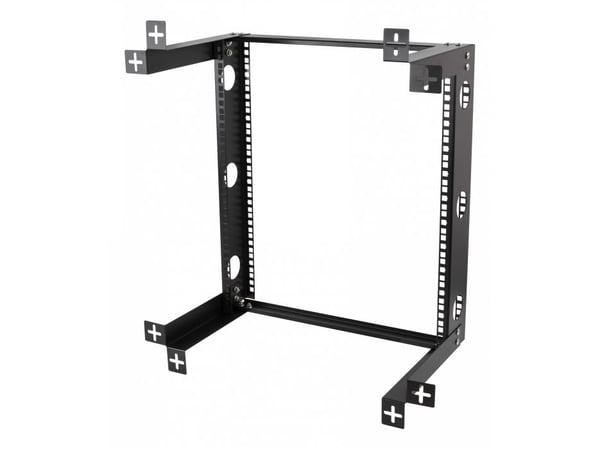 DELTACOIMP 19-DTSR0512 - Rack åpen ramme - veggmonterbar - svart - 12U - 19"