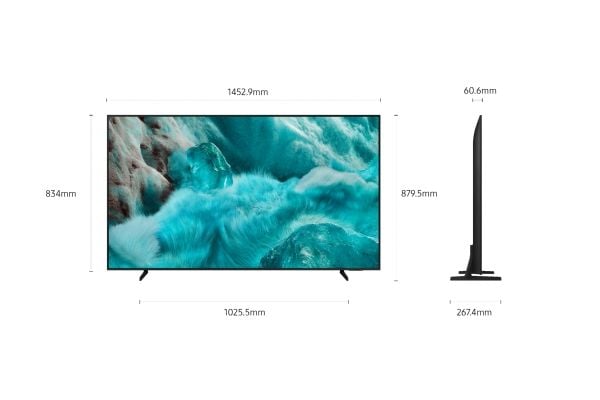 Samsung TQ65Q7FAAU - 65" Diagonalklasse Q7F Series LED-bakgrunnsbelyst LCD TV - QLED - Smart TV - Tizen OS - 4K UHD (2160p) 3840 x 2160 - HDR - Qua...