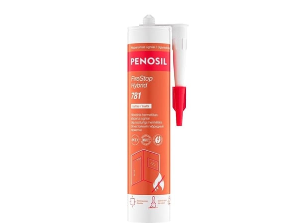 Penosil Fugemasse Firestop Hybrid 781, 290 ml, hvit