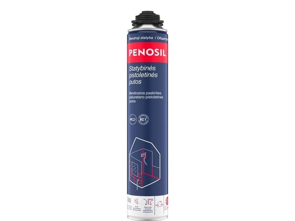 Foam Penosil Statybinės pistoletinės, 750 ml