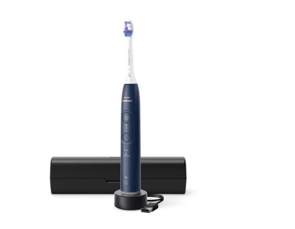 Philips Sonicare 6100 series Series 6100 HX7403/05 Oppladbar tannbørste, Voksen, Sonik tannbørste, Daglig stell, Sensitiv / Myk, 62000 bevegelser p...