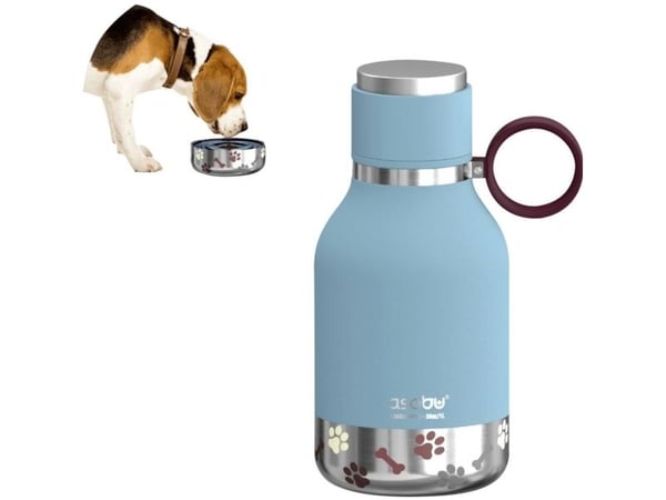Asobu Dog Bowl, Inne/Ute, 1000 ml, Blå, Metallisk, Rustfritt stål, 14,6 cm