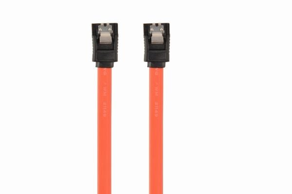 Cablexpert - SATA-kabel - Serial ATA 150/300/600 - SATA metallklips til SATA metallklips - 10 cm - flat