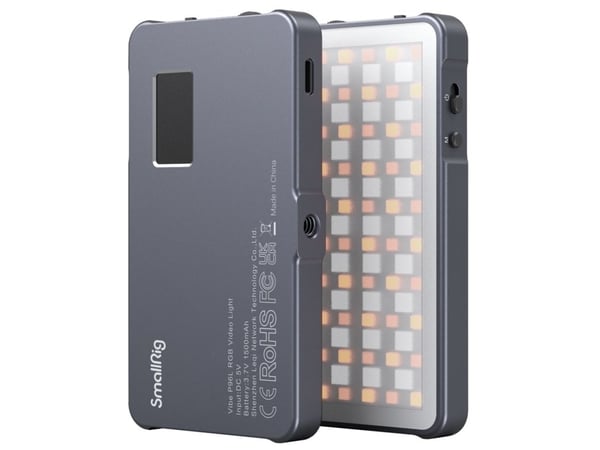SmallRig Vibe P96L RGB, 6,5 W, LED, Variabel, 2500 K, 8000 K, Metallisk