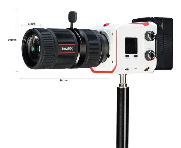 SmallRig 4939, Eksternt tallys, Sort, RCmini Mount COB LED Video Lights, 6 stykker, 161 mm, 108 mm