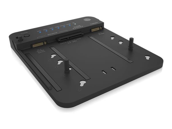 ICY BOX IB-2913MCL-C31 - HDD / SSD-dokkestasjon - 2,5" / 3,5" delt - SATA - USB 3.2 (Gen 2) - svart