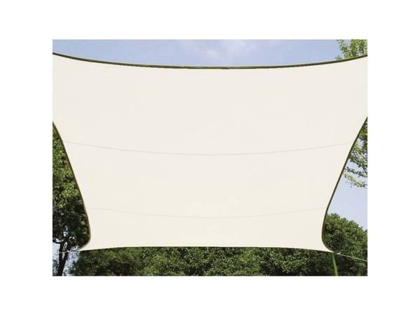 Perel GSS4430CR, Rektangulær, Krem, Polyester, 160 g/m², D-ring, Maskin Vask