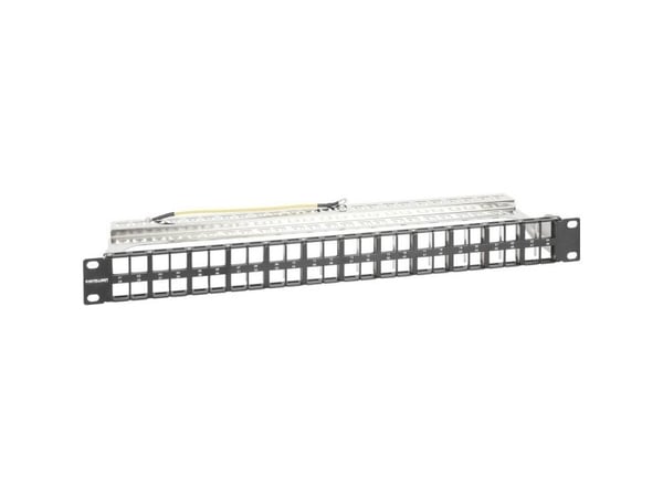 Intellinet 721028, Ramme som klikker på plass, Svart, -10 - 60 °C, -40 - 70 °C, 10 - 90%, 482,6 mm