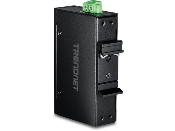TRENDnet TI-PGLC50 - Version V1 - switch - industrial, mini - 4 x 10/100/1000 (PoE+) + 1 x 10/100/1000 - DIN-skinnemonterbar, veggmonterbar - PoE+ ...