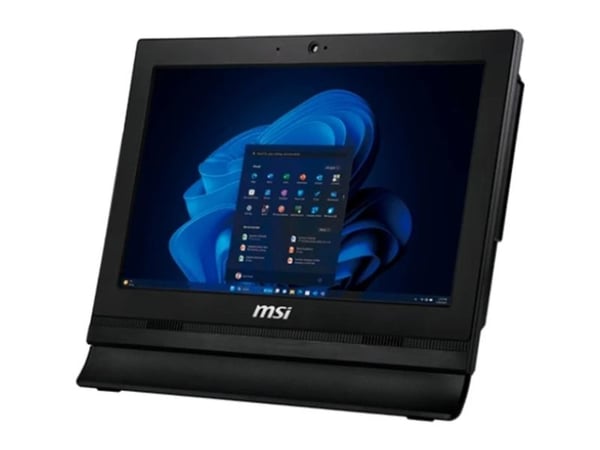 MSI PRO AP162T ADL-018XDE - Allt-i-ett - N100 / upp till 3.4 GHz - SSD 128 GB - NVMe - Gigabit Ethernet - skärm: LED pekskärm - svart