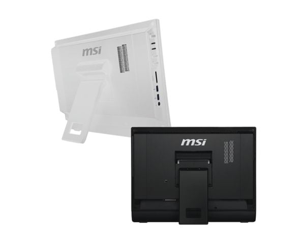 MSI PRO AP162T ADL-018XDE - Alt-i-ett - N100 / inntil 3.4 GHz - SSD 128 GB - NVMe - Gigabit Ethernet - monitor: LED berøringsskjerm - svart