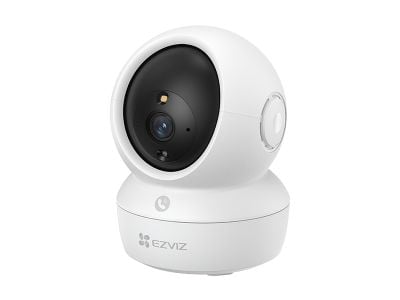 EZVIZ H6c Pro 4K, IP-sikkerhetskamera, Innendørs, Ledning & Trådløs, Bord, Hvit, Sfærisk