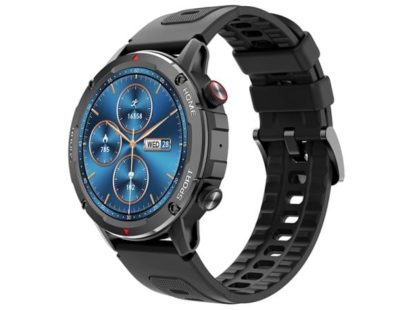 Tracer SMR11 HERO - Smartklokke med stropp - svart - håndleddstørrelse: 155-235 mm - display 1.39" - Bluetooth - 52 g