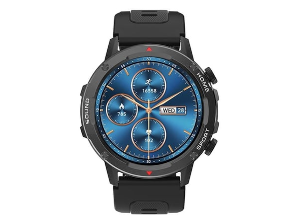 Tracer SMR11 HERO - Smartklokke med stropp - svart - håndleddstørrelse: 155-235 mm - display 1.39" - Bluetooth - 52 g