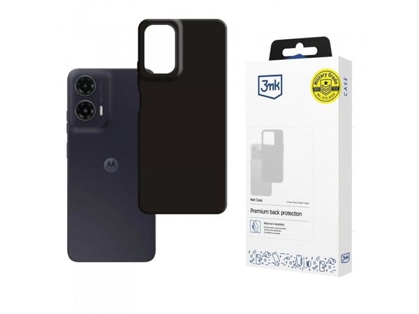 3MK 3MK Matt fodral Motorola Moto G35 5G svart/svart