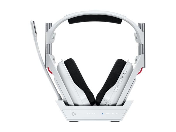 Logitech G Astro A50 - 5. generasjon - hodesett - full størrelse - Bluetooth / LIGHTSPEED - trådløs - hvit