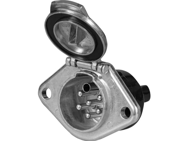 SecoRüt ES034 tilhenger tilkoblingsboks [klemmer - 7-polet type S] aluminium