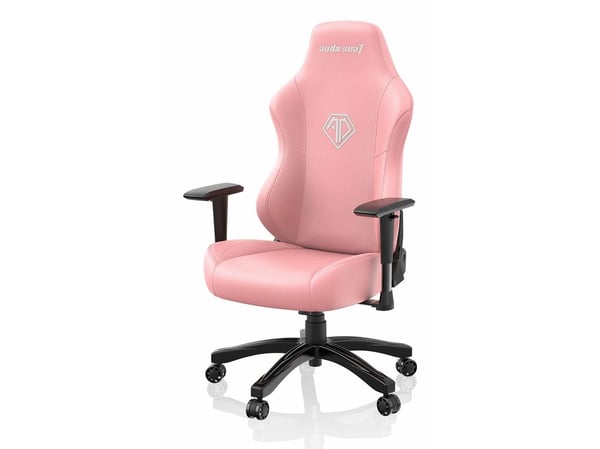 Anda Seat Phantom 3, PC-gamingstol, 100 kg, Polstret sete, Polstret ryggstøtte, 185 cm, Sort
