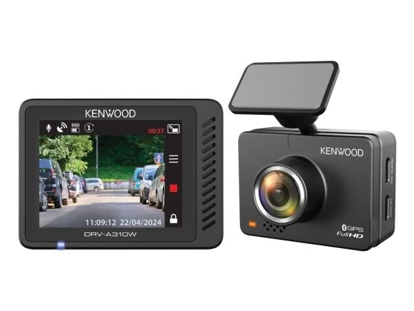 Kenwood DRV-A310W, Full HD, 1920 x 1080 pikseliä, 136°, CMOS, 2 MP, 1/2.9"