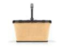 Reisenthel carrybag, Beige, musta, Alumiini, Polyesteri, Ostoskori, 22 L, 480 mm, 280 mm