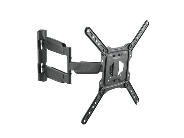 DELTACO ARM-1205 - Monteringssett (fast veggfeste) - full bevegelse - for flat panel / curved LCD display - 3-veis - svart - skjermstørrelse: 23"-55"