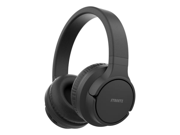 Streetz BT510-BLK, Trådløs, Samtaler/musikk, 205 g, Hodesett, Svart