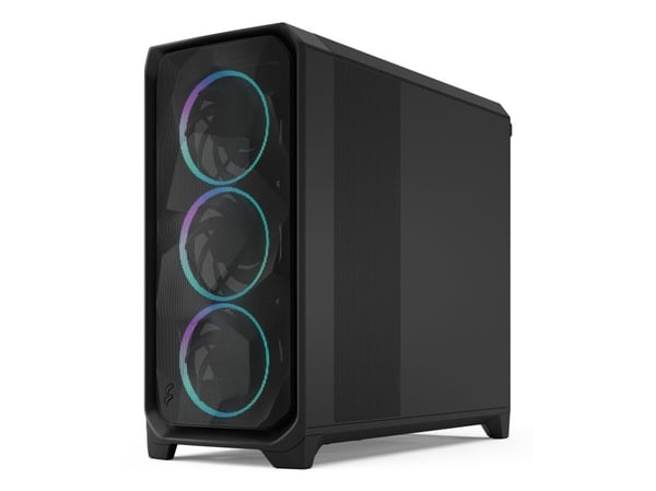 Fractal Design Meshify 3 XL - FT - utvidet ATX (E-ATX) - sidepanel med vindu (herdet glass) - ingen strømforsyning (ATX) - sort TG lys fargetone - ...