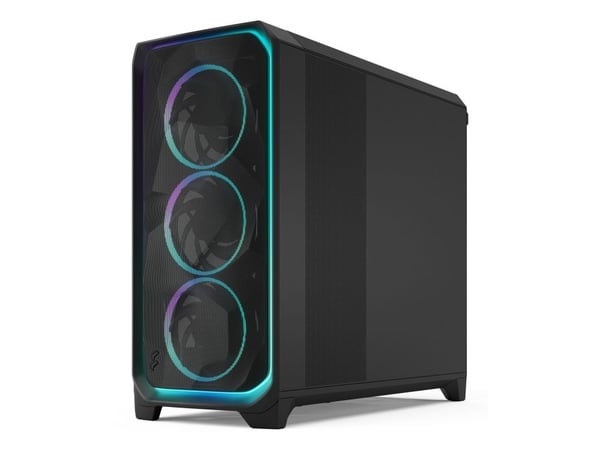 Fractal Design Meshify 3 XL Ambience Pro RGB - Tower - utvidet ATX (E-ATX) - ingen strømforsyning (ATX) - sort TG lys fargetone - USB/lyd