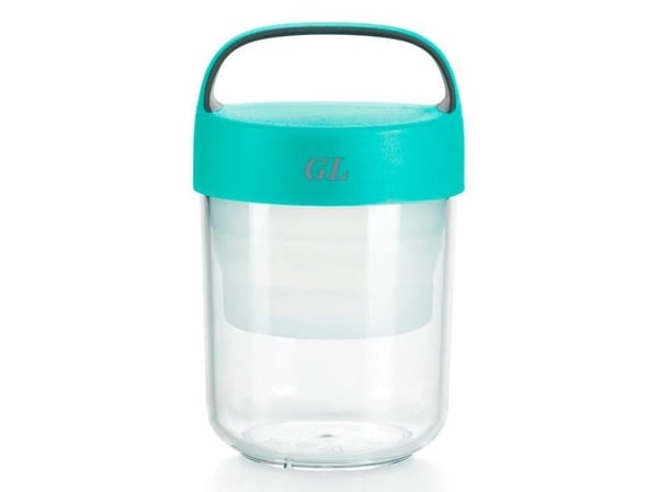 Lékué 884948, Krukke, Rund, 0,4 l, Turkis, Tritan, -20 - 100 °C