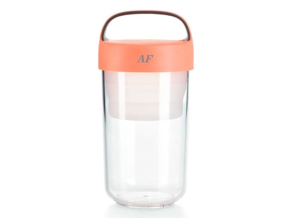 Lékué 885006, Krukke, Rund, 0,6 l, Koral, Tritan, -20 - 100 °C
