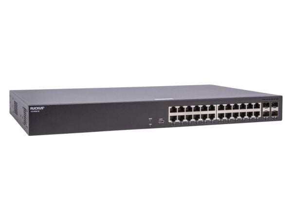 RUCKUS Networks ICX8100-24, Hallittu, Gigabit Ethernet (10/100/1000), Telineasennus, 1U