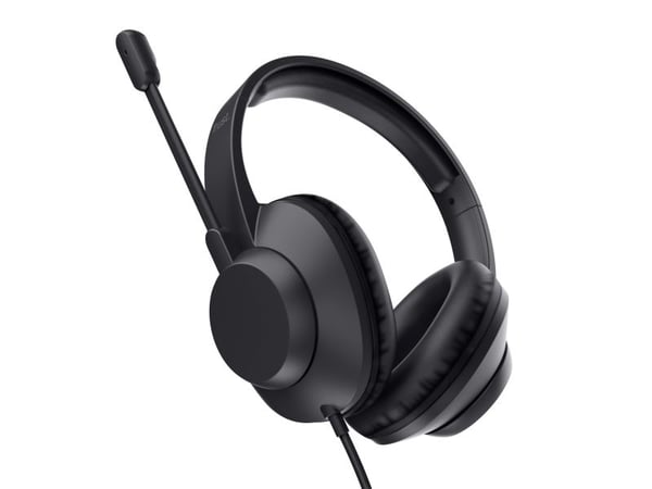 Trust Ayda Max - Headset - på örat - kabelansluten - USB-C