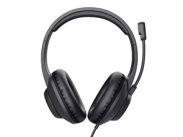 Trust Ayda Max - Headset - på örat - kabelansluten - USB-C