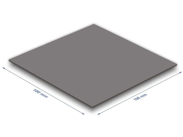 Delock - Termopute - conductive, 100 x 100 x 1 mm, for M.2 modules, 3.2 W/mK, low oil bleeding - grå