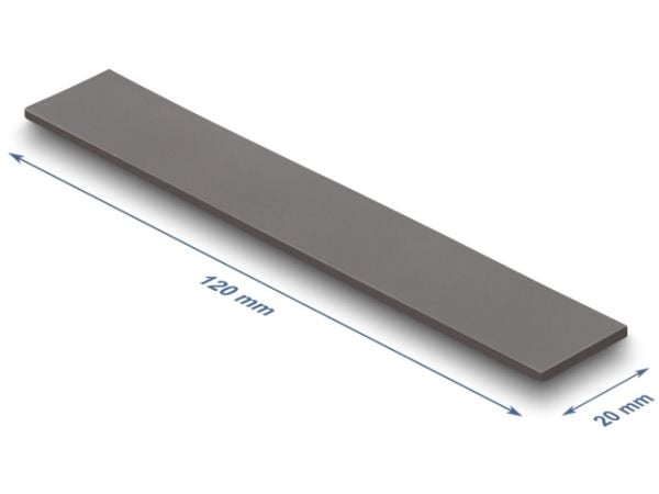 Delock-lämpötyyny 120 x 20 x 3 mm M.2-moduuleille 3,0 W/mK