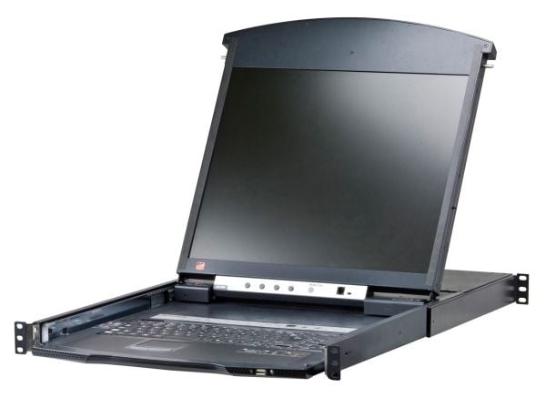 ATEN KL1508AIM, 1920 x 1200 pixlar, Nätverksansluten (Ethernet), WUXGA, Rackmontering, 1U, 22,2 W