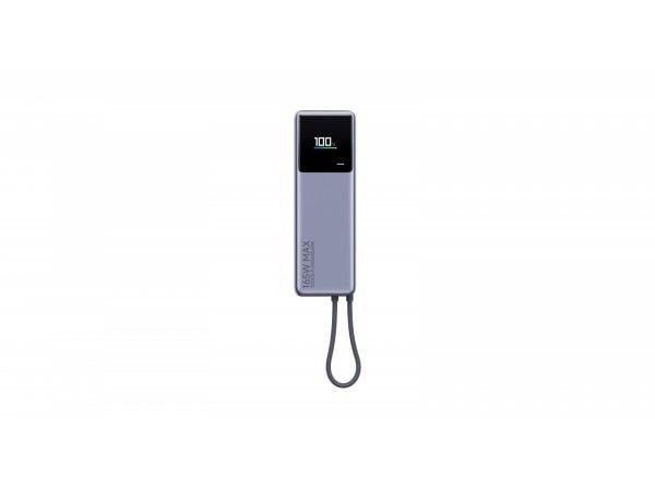 Xiaomi 165W Power Bank (integrert kabel) | 10000mAh | USB-C | Grå