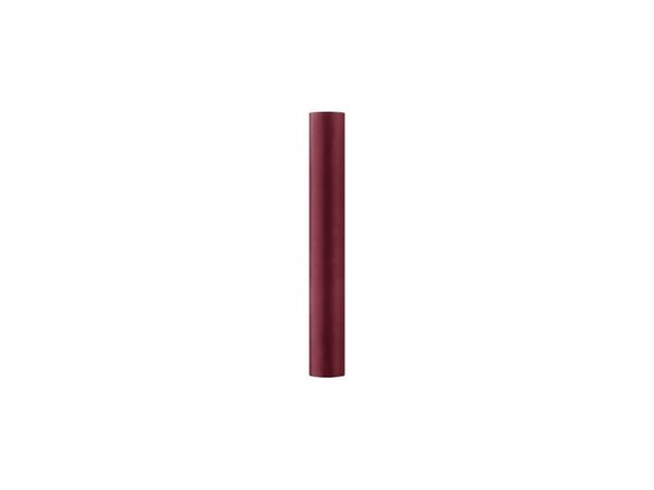 Vinröd satinrulle 0,36 x 9 m