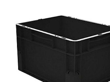 EuroClick Eurobox 20L, Rec - antrasiitinharmaa, 400x300x235mm - ilman kahvareikiä, ilman kahvareikiä