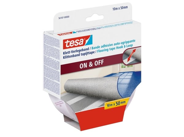 TESA 561870000011, Listverkstape, Hvit, 10 m, Innendørs, Polypropylen, 50 mm
