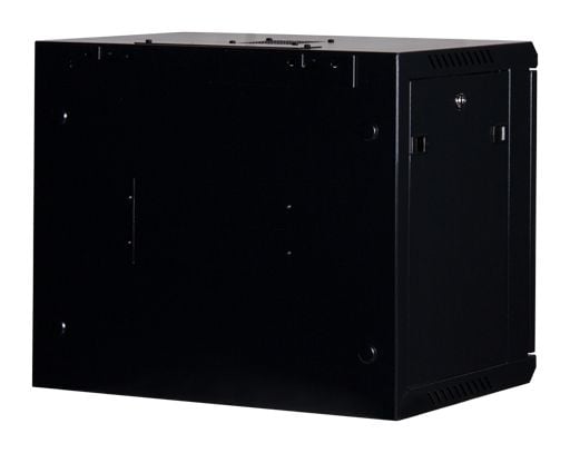 Rockstable RS19-6409, Veggmonterbar hylle, 9U, 60 kg, Nøkkellås, Sort
