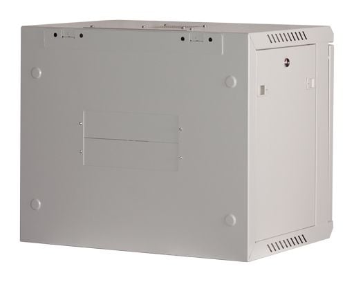 Rockstable RS19-6409W, Veggmonterbar hylle, 9U, 60 kg, Nøkkellås, Hvit