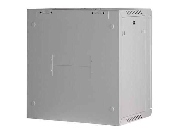 Rockstable RS19-6412W, Veggmonterbar hylle, 12U, 60 kg, Nøkkellås, Hvit