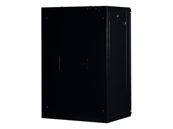 Rockstable RS19-6418, Veggmonterbar hylle, 18U, 60 kg, Nøkkellås, Sort