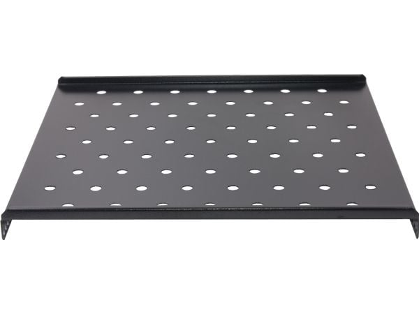 Rockstable RS19-FH68, Rackhylle, Sort, Stål, 20 kg, 1U, Oval