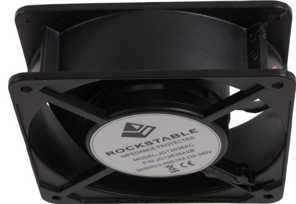 Rockstable RS19-FT1212, Avkjølingsvifte, Sort, 12 cm, 112 m³/t, Rund, 220-240 V