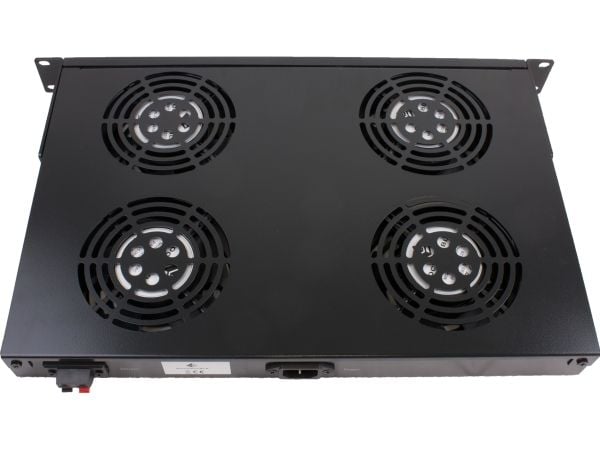 Rockstable RS19-FT1U4TM, Avkjølingsvifte, Sort, Stål, 4 vifter, 12 cm, 440 m³/t